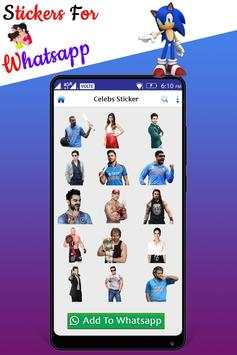 Celebrity - WWE - Cricketer Sticker -WASticker App screenshot 2