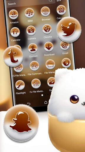Cute Puffy Theme Launcher screenshot 2