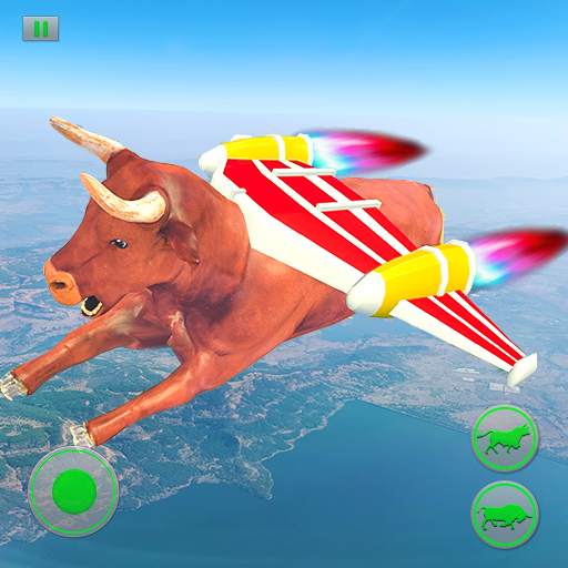 Flying Bull Rampage Attack and Shooting 1