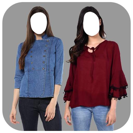 Women with Jeans Photo Frames 1.4
