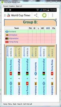 t20 World Cup Fixture & Info screenshot 8