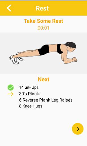 Treino Abdominal Abs Workout 30 days  screenshot 5