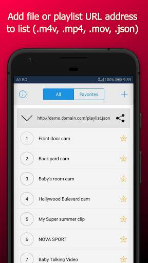 BUL Player - Video and Livestream Player screenshot 1