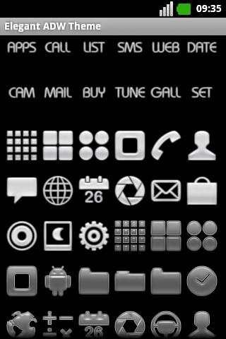 Elegant ADW Theme screenshot 2