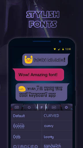 Space Keyboard Theme screenshot 3