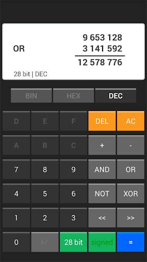 Binary Calculator 4 تصوير الشاشة