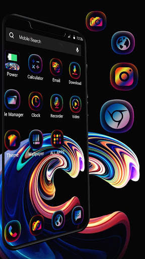 Colorfull APUS Launcher Theme screenshot 3