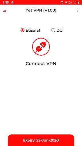 Yes VPN screenshot 1