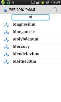 Chemistry Elements screenshot 9