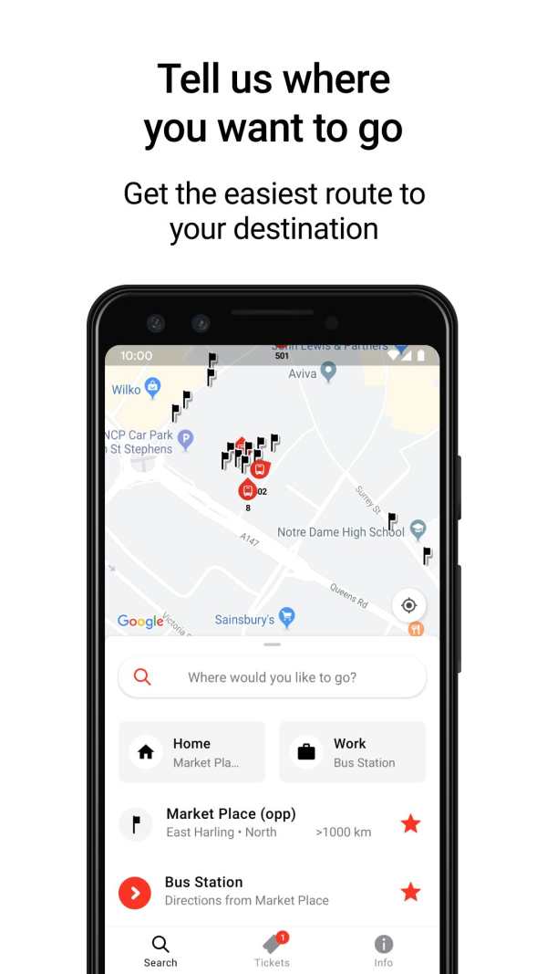 East Anglia Buses screenshot 1