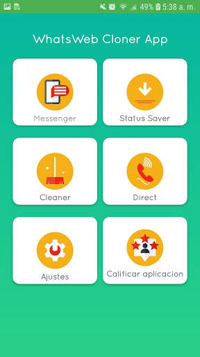 Whatsweb cloner app 4 تصوير الشاشة
