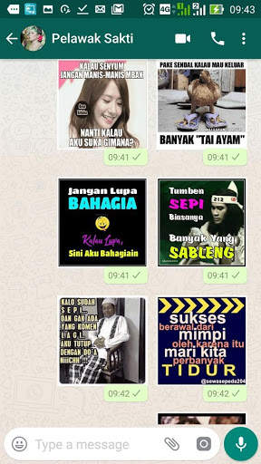 Stiker WA 4000  Perang Gambar Lucu WAStickerApps screenshot 6