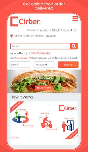 Cirber - Online Store Order | Free Delivery screenshot 1