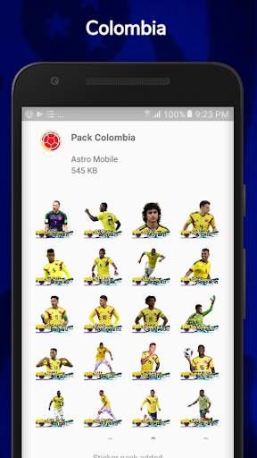 ⚽America Cup Stickers for WhatsApp WAStickerApps screenshot 6