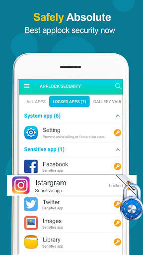 App Lock: Secure sensitive Apps, images, videos 4 تصوير الشاشة