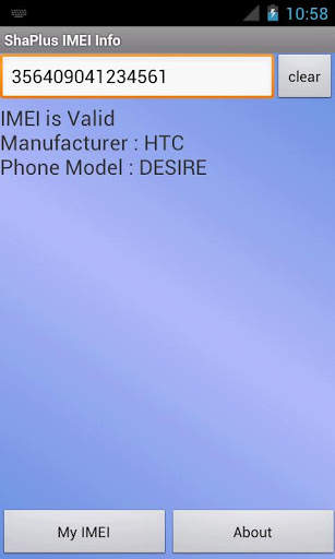 ShaPlus IMEI Info screenshot 1