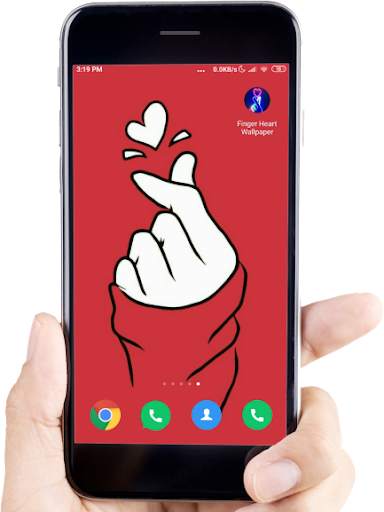 Finger Heart Wallpaper screenshot 4