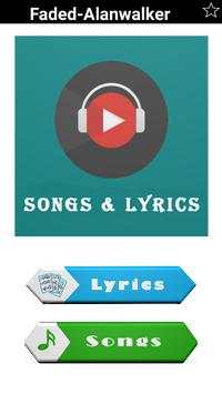 Faded Song and lyrics screenshot 1