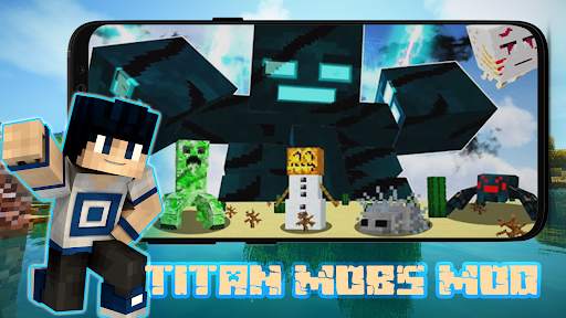 Titan Mobs MOD Minecraft PE screenshot 2