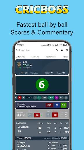 CricBoss Live Cricket Score For IPL 2021 screenshot 4