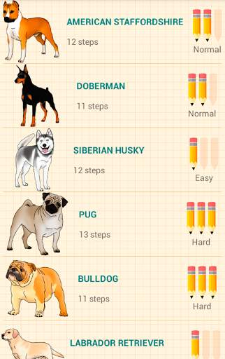 How to Draw Dogs скриншот 1