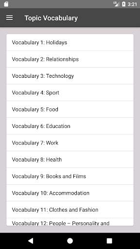 IELTS Vocabulary скриншот 2