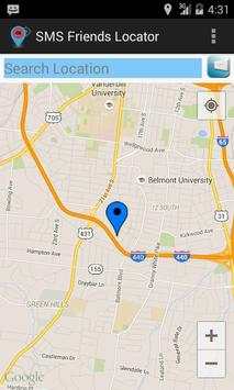 SMS Friend Locator screenshot 1