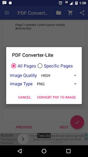 PDF to Image Converter - Lite screenshot 5