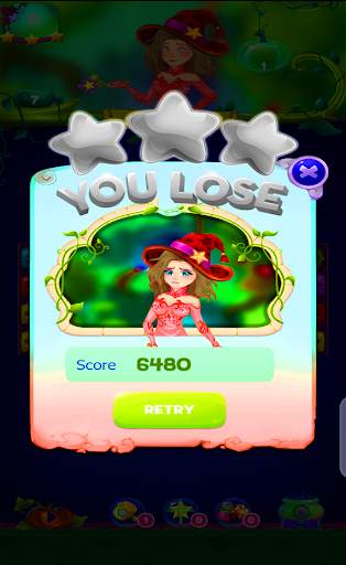 Witch Fruit Crush: Sweet Fruit Match 3 - Puzzle screenshot 8