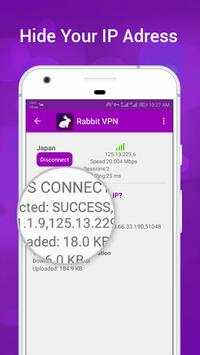 Rabbit VPN - Fast Hotspot & Unlimited Secure Proxy 3 تصوير الشاشة