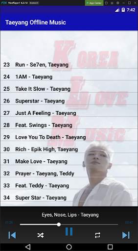 Taeyang Offline Music screenshot 2