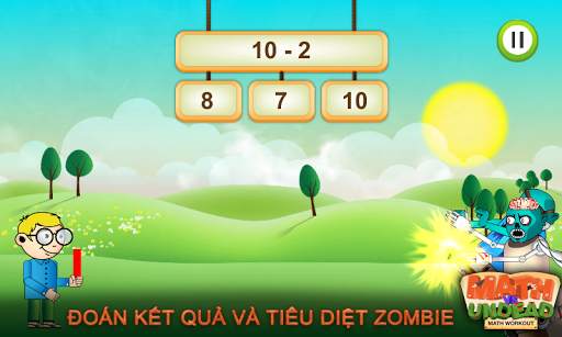 Math vs Undead: Game toán học screenshot 2