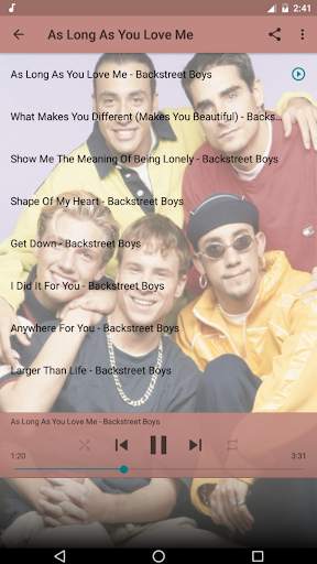 Backstreet Boys Album Of Music screenshot 2