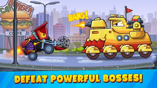 Car Eats Car 3 Hill Climb Race screenshot 1