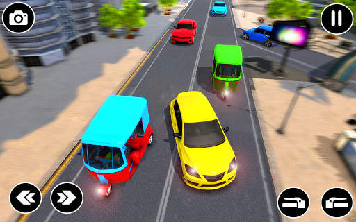 City Rickshaw Game: Car Games screenshot 6