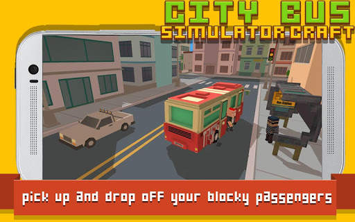 City Bus Simulator Craft screenshot 4