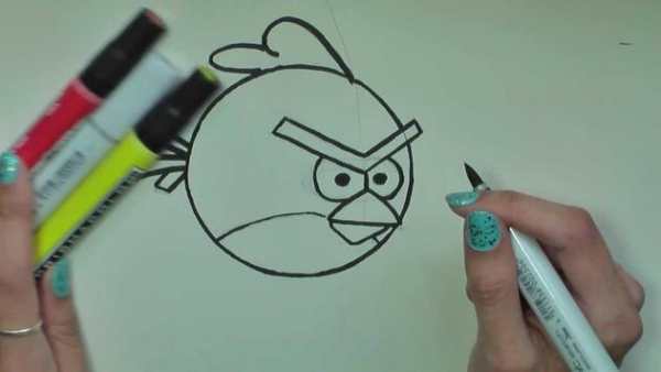 How to draw Birds Angry screenshot 4