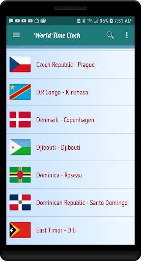 World Time Clock screenshot 3