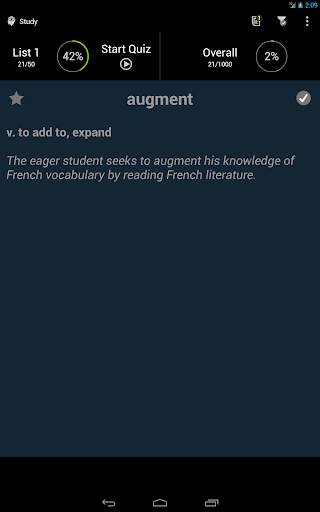SAT Vocabulary Quiz 1000 screenshot 14