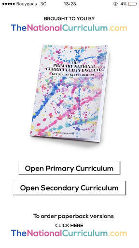 The National Curriculum App 1 تصوير الشاشة