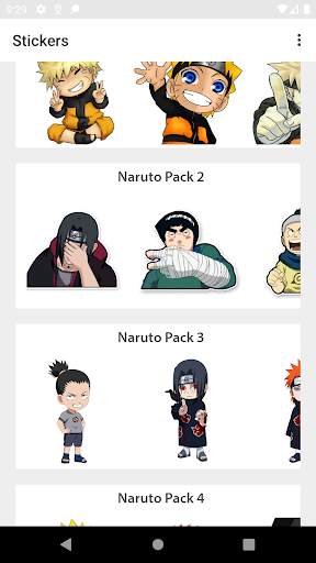 Konoha Stickers Aniem WastickerApps be a Hokague screenshot 1