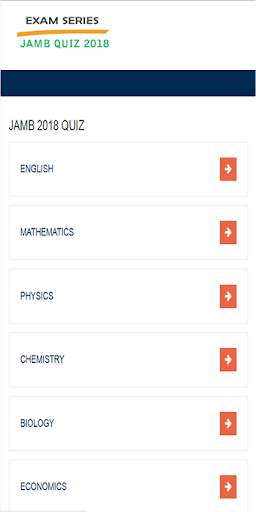 JAMB CBT PRACTICE QUIZ  2021 OFFLINE скриншот 1