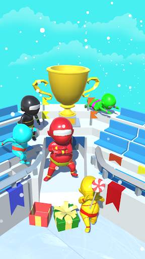 Crowd race 3d - Stickman run in road screenshot 5