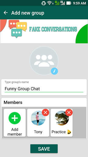 Fake Text Message WA, Fake Group Chat screenshot 6