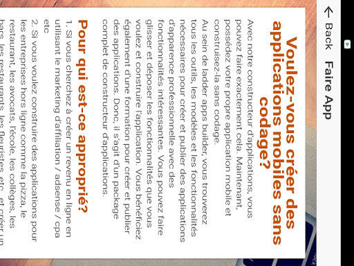 Comment Créer Une Application Mobile screenshot 5