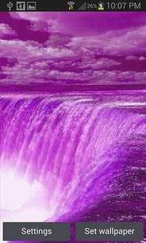 Purple Fall Live Wallpaper screenshot 3