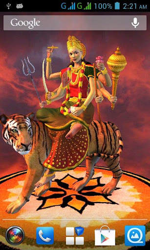 3D Durga Live Wallpaper screenshot 1
