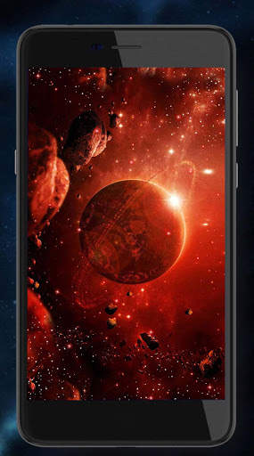 Space Fire World Live Wallpaper screenshot 2