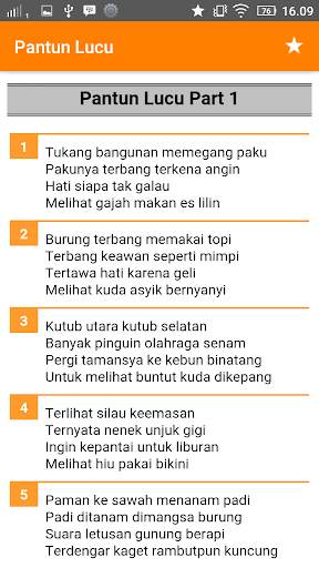 Pantun Lucu Bikin Ngakak screenshot 3