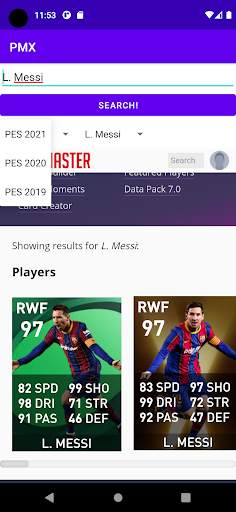Pes Master Explorer screenshot 7